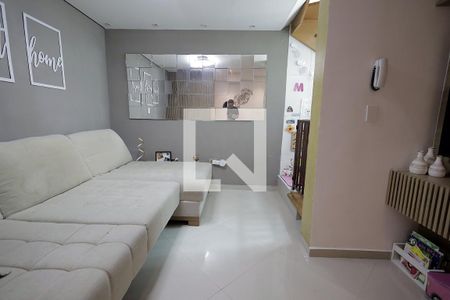 Sala de apartamento à venda com 3 quartos, 138m² em Vila Valparaíso, Santo André