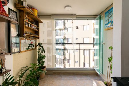 Varanda da Sala de apartamento à venda com 3 quartos, 64m² em São Lucas, São Paulo