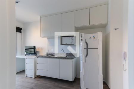 Studio - Quarto e Cozinha de apartamento para alugar com 1 quarto, 25m² em Butantã, São Paulo