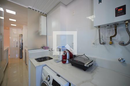 Cozinha e Área de Serviço de apartamento para alugar com 3 quartos, 119m² em Kobrasol, São José