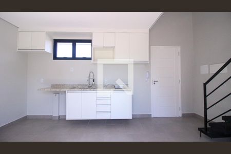 Sala/Cozinha de apartamento para alugar com 1 quarto, 45m² em Parque da Vila Prudente, São Paulo