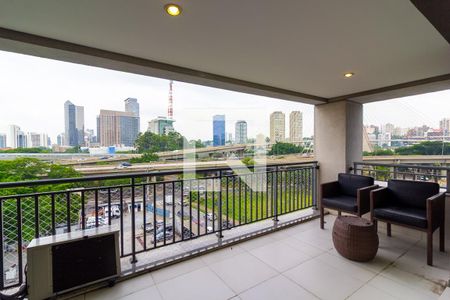 Varanda de apartamento para alugar com 1 quarto, 63m² em Cidade Monções, São Paulo
