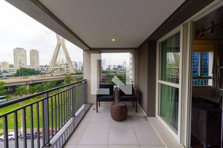 Varanda de apartamento para alugar com 1 quarto, 63m² em Cidade Monções, São Paulo