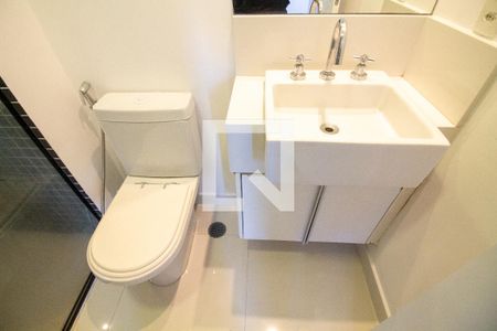 Banheiro da Suíte de apartamento para alugar com 1 quarto, 63m² em Cidade Monções, São Paulo