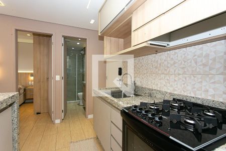 Cozinha de apartamento para alugar com 1 quarto, 34m² em Cidade Mãe do Céu, São Paulo