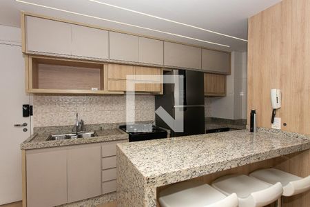 Cozinha de apartamento para alugar com 1 quarto, 34m² em Cidade Mãe do Céu, São Paulo
