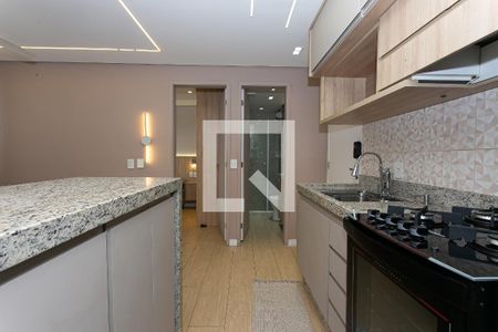 Cozinha de apartamento para alugar com 1 quarto, 34m² em Cidade Mãe do Céu, São Paulo