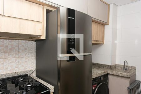 Cozinha - Geladeira de apartamento para alugar com 1 quarto, 34m² em Cidade Mãe do Céu, São Paulo