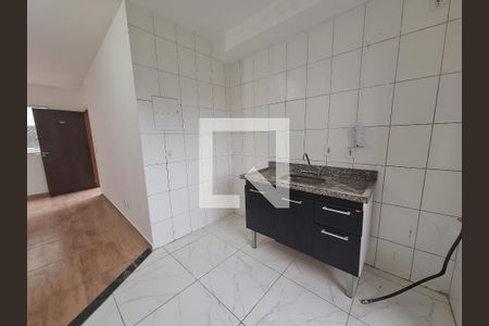 Sala/Cozinha de apartamento para alugar com 2 quartos, 48m² em Jardim Casa Branca, Suzano