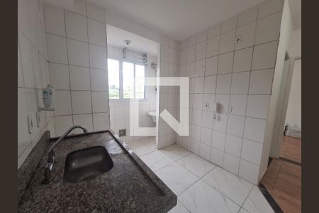 Sala/Cozinha de apartamento para alugar com 2 quartos, 48m² em Jardim Casa Branca, Suzano