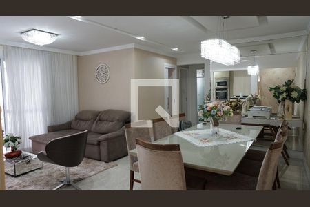 Sala de apartamento à venda com 3 quartos, 96m² em Vila Antonieta, Guarulhos