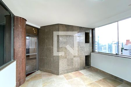 Varanda da Sala de apartamento à venda com 5 quartos, 382m² em Santo Agostinho, Belo Horizonte