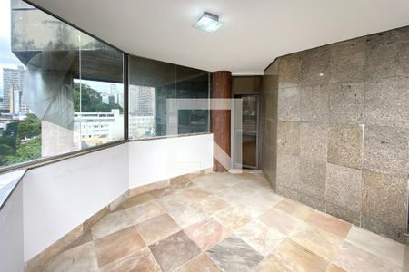 Varanda da Sala de apartamento à venda com 5 quartos, 382m² em Santo Agostinho, Belo Horizonte