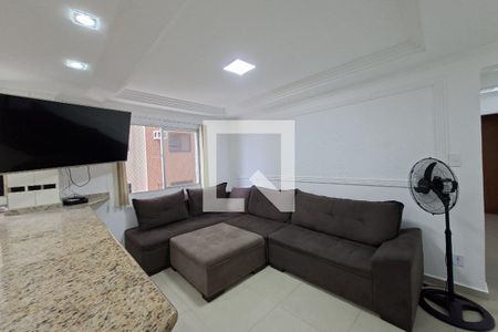 Sala de apartamento para alugar com 2 quartos, 58m² em Guilhermina, Praia Grande