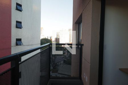 Varanda da Sala de apartamento para alugar com 1 quarto, 30m² em Vila Mariana, São Paulo