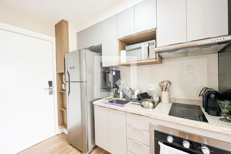 Sala/Cozinha de casa de condomínio para alugar com 1 quarto, 42m² em Perdizes, São Paulo