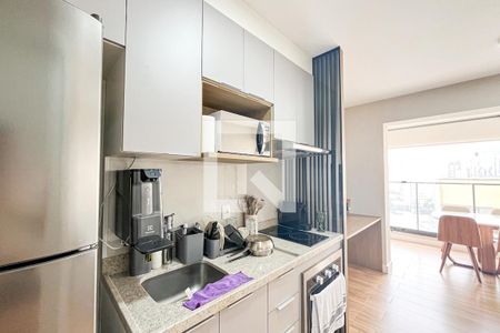 Sala/Cozinha de casa de condomínio para alugar com 1 quarto, 42m² em Perdizes, São Paulo