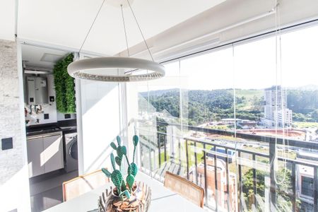 Varanda gourmet de apartamento à venda com 1 quarto, 42m² em Empresarial 18 do Forte, Barueri