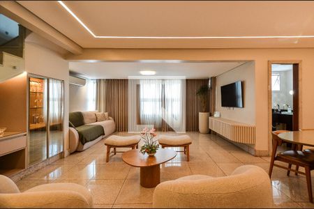 Sala de Estar de apartamento à venda com 3 quartos, 321m² em Gutierrez, Belo Horizonte