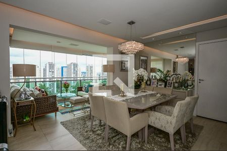 Sala de Jantar de apartamento para alugar com 3 quartos, 132m² em Vila Andrade, São Paulo