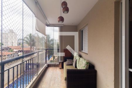 Varanda da Sala de apartamento à venda com 3 quartos, 90m² em Vila Graciosa, São Paulo