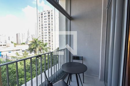 Varanda de kitnet/studio à venda com 1 quarto, 27m² em Vila Mariana, São Paulo