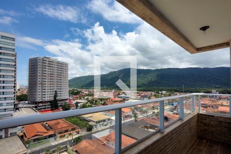 Varanda da sala de apartamento para alugar com 1 quarto, 42m² em Balneario Flórida, Praia Grande