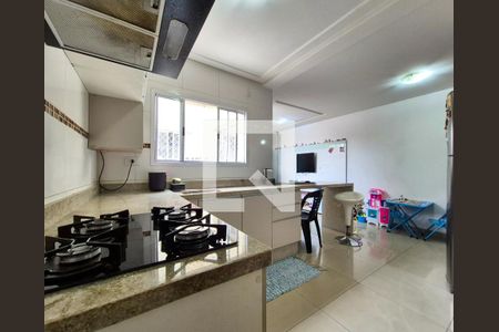 Sala/Cozinha de apartamento à venda com 3 quartos, 100m² em Jardim das Maravilhas, Santo André