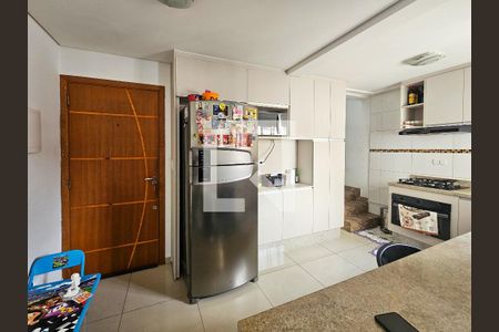 Sala/Cozinha de apartamento à venda com 3 quartos, 100m² em Jardim das Maravilhas, Santo André
