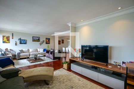 Sala de apartamento para alugar com 3 quartos, 185m² em Real Parque, São Paulo