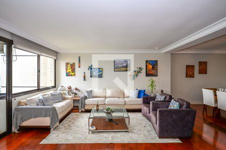 Sala de apartamento para alugar com 3 quartos, 185m² em Real Parque, São Paulo