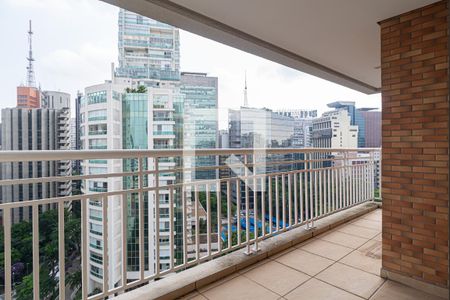 Varanda da Sala de apartamento para alugar com 3 quartos, 74m² em Consolação, São Paulo