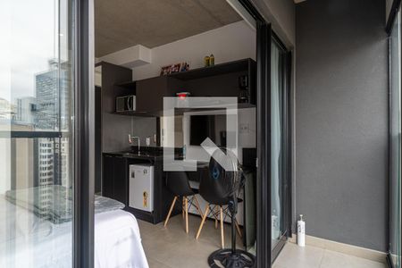 Varanda do Quarto de kitnet/studio à venda com 1 quarto, 19m² em Bela Vista, São Paulo