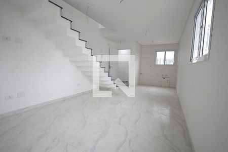 Sala de apartamento à venda com 2 quartos, 120m² em Campestre, Santo André