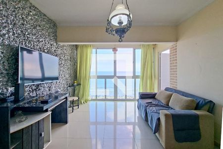 Sala de apartamento para alugar com 1 quarto, 112m² em Boqueirão, Praia Grande