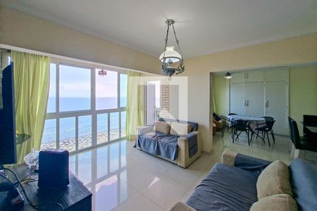 Sala de apartamento para alugar com 1 quarto, 112m² em Boqueirão, Praia Grande