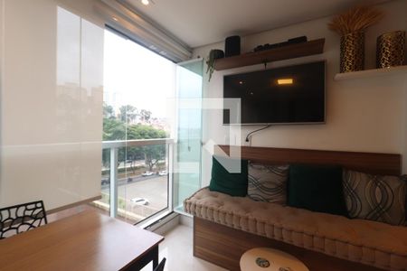 Varanda da Sala de apartamento à venda com 2 quartos, 60m² em Vila Ema, São Paulo