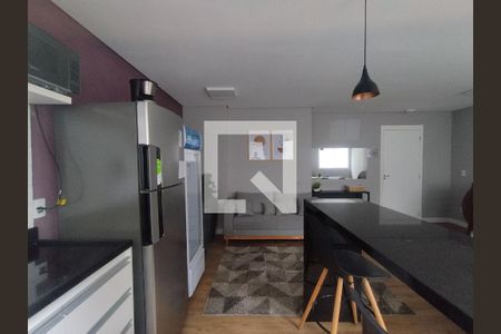 Área comum - Salão de festas de apartamento para alugar com 1 quarto, 20m² em Vila Santo Estefano, São Paulo