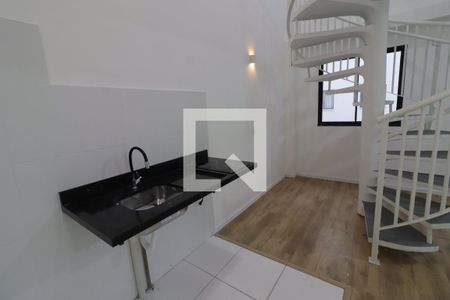 Sala/Cozinha de apartamento à venda com 1 quarto, 37m² em Bonfim, Osasco