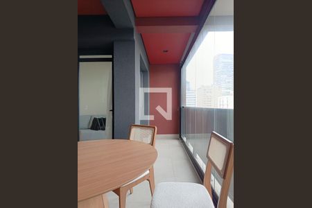 Varanda de apartamento para alugar com 1 quarto, 45m² em Pinheiros, São Paulo