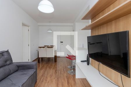 Sala de apartamento à venda com 1 quarto, 49m² em Vila Cordeiro, São Paulo