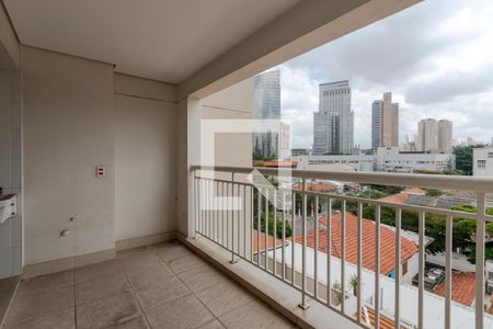 Varanda de apartamento à venda com 1 quarto, 49m² em Vila Cordeiro, São Paulo
