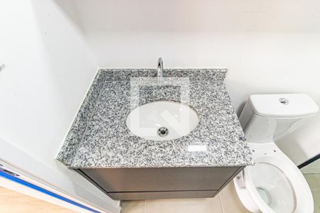 Banheiro de apartamento para alugar com 1 quarto, 27m² em Belenzinho, São Paulo