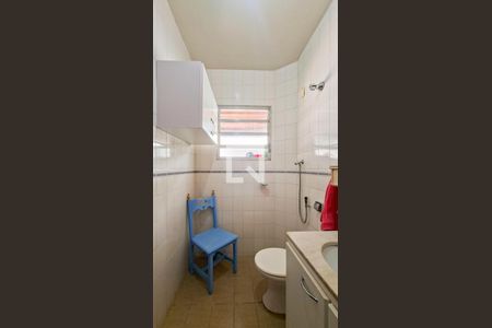 Banheiro da Suíte de apartamento à venda com 5 quartos, 157m² em Silveira, Belo Horizonte