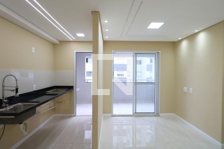 Sala de apartamento para alugar com 2 quartos, 45m² em Canhema, Diadema