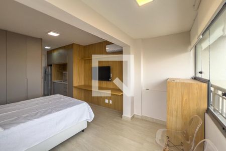 Varanda de kitnet/studio para alugar com 1 quarto, 27m² em Vila Mariana, São Paulo