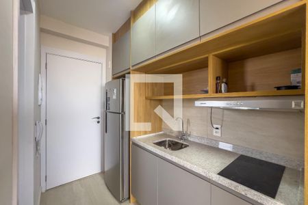Cozinha de kitnet/studio para alugar com 1 quarto, 27m² em Vila Mariana, São Paulo