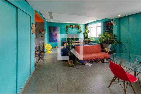 Sala de apartamento à venda com 2 quartos, 110m² em Coracao de Jesus, Belo Horizonte