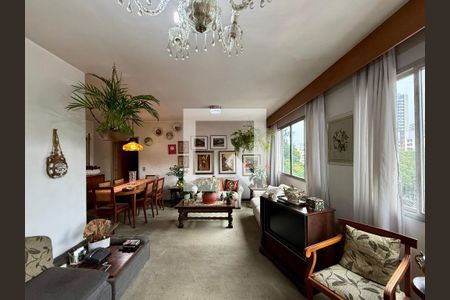 Sala de apartamento à venda com 3 quartos, 112m² em Santo Amaro, São Paulo