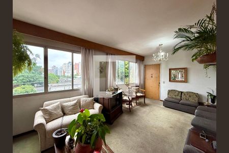 Sala de apartamento à venda com 3 quartos, 112m² em Santo Amaro, São Paulo